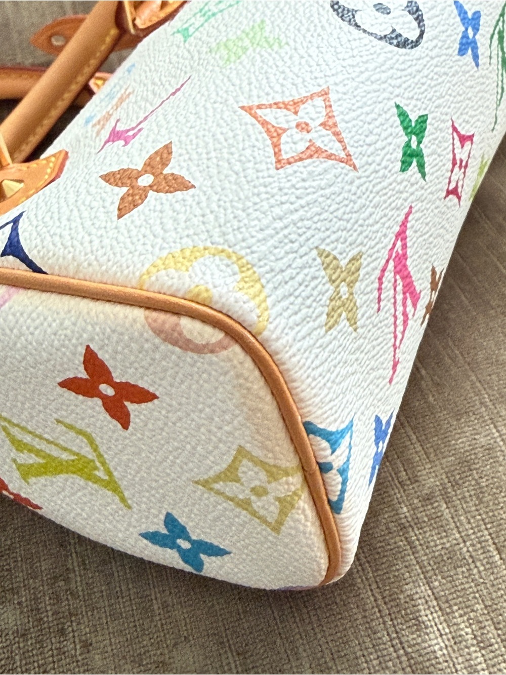 ✨ PRISTINE ✨💯% Authentic Louis Vuitton Multicolor Monogram Nano Speedy - Picture 7 of 12